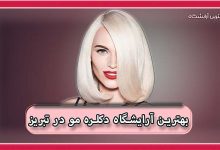 بهترین آرایشگاه دکلره مو در تبریز